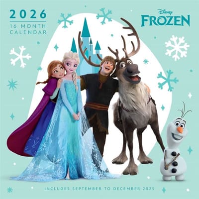 Frozen 2026 Muurkalender Unisex Muurkalender - meerkleurig - Standard