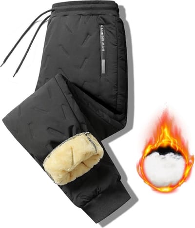 Winter Joggingbroek Dames – Warme, Winddichte en Gevoerde Broek voor de Winter – Comfortabele en Betaalbare Keuze (Maat S)