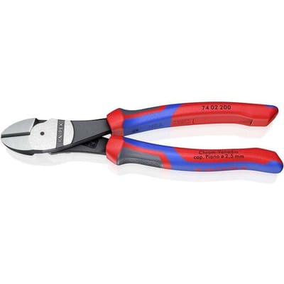 Knipex 74 02 200 Werkplaats Kracht-zijkniptang Met facet 200 mm