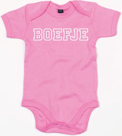 Rompertje Boefje-Bubble Gum Pink-12-18 Maanden