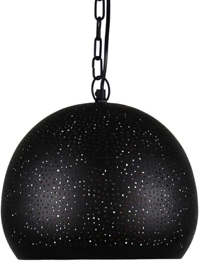 Safaary - Arabische Hanglamp Intisar Zwart Goud Ø 27 x 26cm