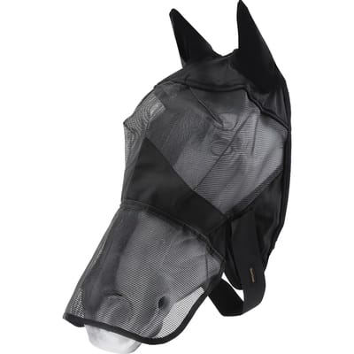 Paardenmasker met zacht neusstuk HorseGuard