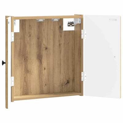 vidaXL - Dartbord - Kabinet - BREDA - Artisanaal - eiken - 52,5 - x - 10,5 - x - 53,5 - cm