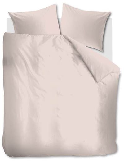 Ambiante Cotton Uni dekbedovertrek - Lits-Jumeaux - 240 x 200/220 cm - Licht roze
