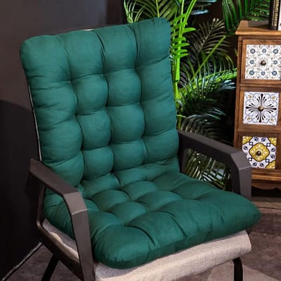 Dikke Rugkussen voor Hoge Rug Stoelen - Comfortabel Kussen voor Thuis, Kantoor en Tuin - Ideaal voor Binnen en Buiten Gebruik