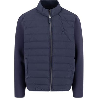 Fynch-Hatton Uni Color Padded Hybrid Jacket Dark Navy / male