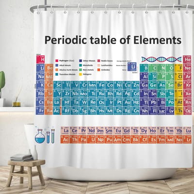 Modern Waterdicht Douchegordijn 180 x 200 cm - Wasbaar & Kleurrijk - Perfect voor Badkamer en Camping