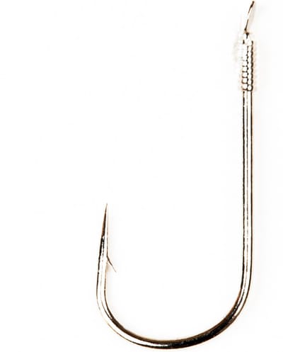 Gamakatsu 1310N Bream - Onderlijn - 45cm - Haakmaat 12 - 10 stuks - Zilver