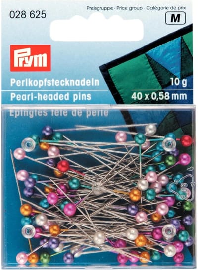 PRYM Parelkopspelden assortiment kleuren 0,58x40 mm 028625 - Glas- en kopspelden - Prym