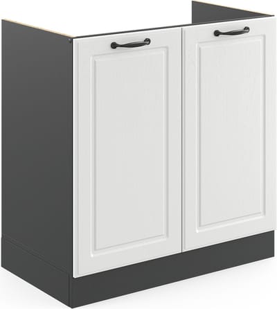Vicco R-Line Wastafelkast – 80 cm zonder werkblad Wit Landhuis