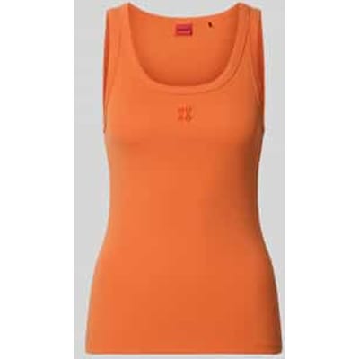 regular fit tanktop van katoenmix model 'DATAMIA'