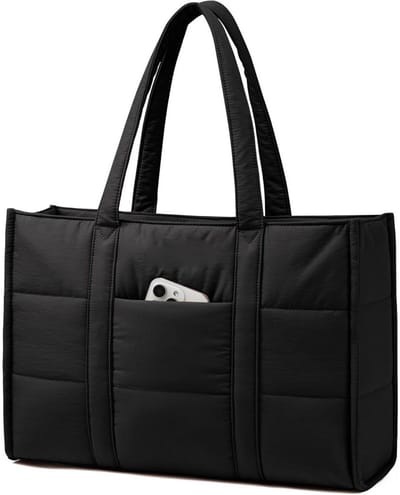 GELLDG Laptop-schoudertas - Grote Capaciteit & Overzichtelijke Indeling - Geschikt voor 15,6 Inch Laptop - Duurzaam Nylon Materiaal - Makkelijk Wasbaar - 15,8x11,8x5,7 inch