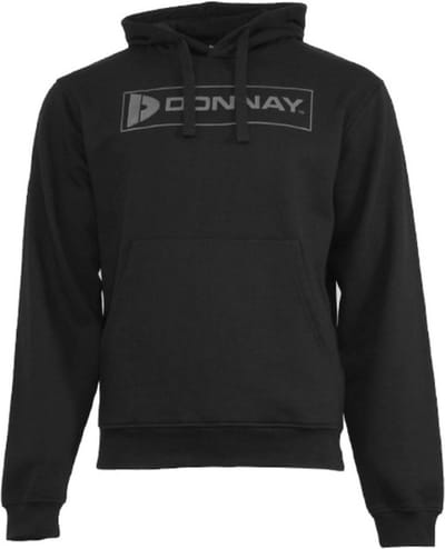 Donnay - Sweater met capuchon (Jess) - Sporttrui - Junior - Black (020) - maat 128