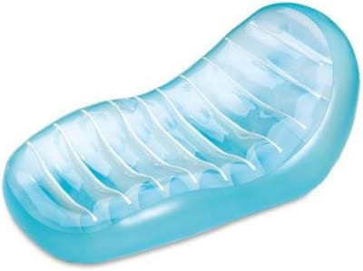Opblaasbare Fauteuil - Luchtbed Relaxstoel - Water Zomer - Ergonomisch Ontwerp - 168 x 81 cm - Blauw