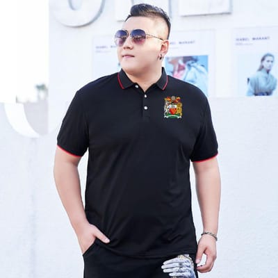 Dikke Man Plus Size Plus Size Losse Revers Korte Mouw T-shirt Dikke Man Poloshirt Oversized Populair Top 7xl 5XL white