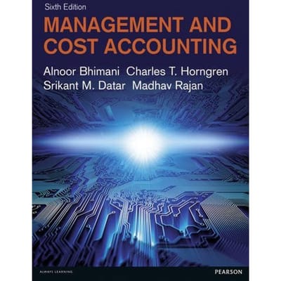 Incompleet- Management and Cost Accounting - Paperback