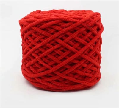 Fleece Breigaren - Pluche Draad - Handwerk Projecten - Zachte Textuur - 160 Gram - Rood