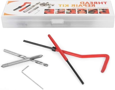 M4 Reparatie Insert Kit van 25 Stukken met Transparante Plastic Doos voor Verwerking van Machines en Draadherstel