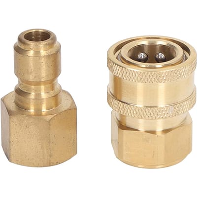 Raccords Laveur Haute Pression 5000PSI Adaptateur Tuyau Machine à Laver Connecteurs Femelle Mâle M18x1.5mm