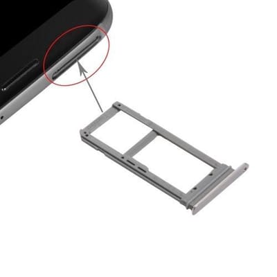 SIM-kaarthouder Geschikt voor Samsung Galaxy S7 Edge – Goud