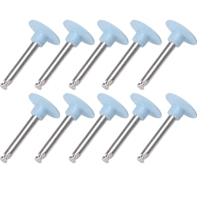 10 stuks Tandheelkundige Polijstboren Lage Snelheid Tandheelkundige Slijper Polijster Boren Boorbits Set Blauw blauw