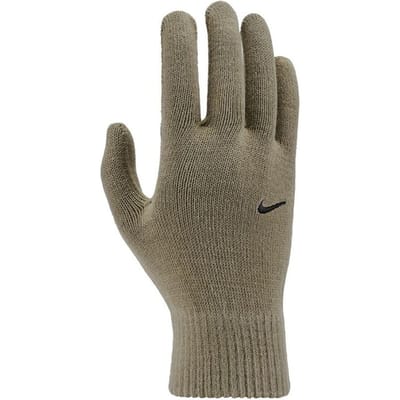 Nike Gebreide Swoosh Grip Handschoenen 2.0 voor volwassenen (Khaki Groen/Zwart)