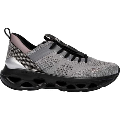 Steve Madden Surge Mesh-sportschoenen voor dames (Donkergrijs)