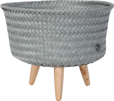 Handed By - Plantenstandaard - Bloempot op poten - SET van 2! - Handed By - UP Low - licht groen - eucalyptus