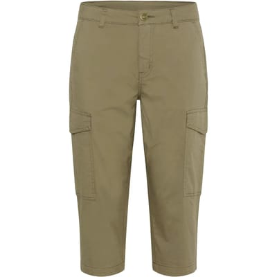 Capribroek Regular fit Dusky Green Wash green