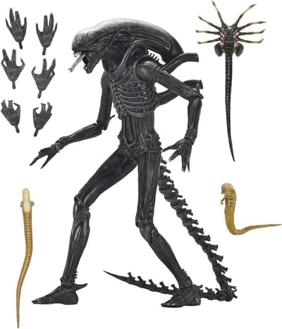 Actie Figuur - Sci-Fi Karakter - Verzamelen en Display - Beweegbare Kaak en Staart - 18 cm - Meerkleurig