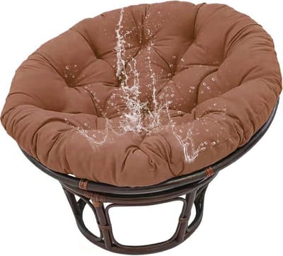 Rond kussen - Zitkussen Tuinmeubelen - Comfortabel Zitten - Waterafstotend Ontwerp - 140 cm - Bruin