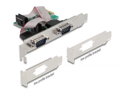 Delock PCI Express Card to 2 x Serial RS-232