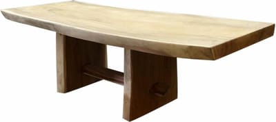 Boomstamtafel kopzit 400x100xH77,5 cm - bladdikte 10 cm