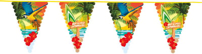Hawaii thema feest vlaggenlijn - 6 meter - Slingers - Tropische decoratie feestartikelen