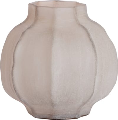 Light&living Vaas Ø27x26 cm TEJEDA glas licht bruin