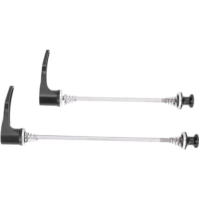 Axe en Acier Inoxydable Brochettes en Alliage CNC pour Vélo de Montagne Vélo Libération Rapide (noir 100 135) noir