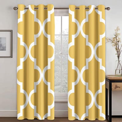 Zwart Goud Abstract Geometrisch Lijn Luxe Gordijnen Rolluiken voor Woonkamer Kinderkamer Badkamer Keuken Deur Woning Decor W65X60H(cm)X2Pcs&Grommet Top
