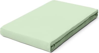 Schlafgut Pure Bio Katoen Jersey Hoeslaken M - 120x200 - 130x220 643 Green Light
