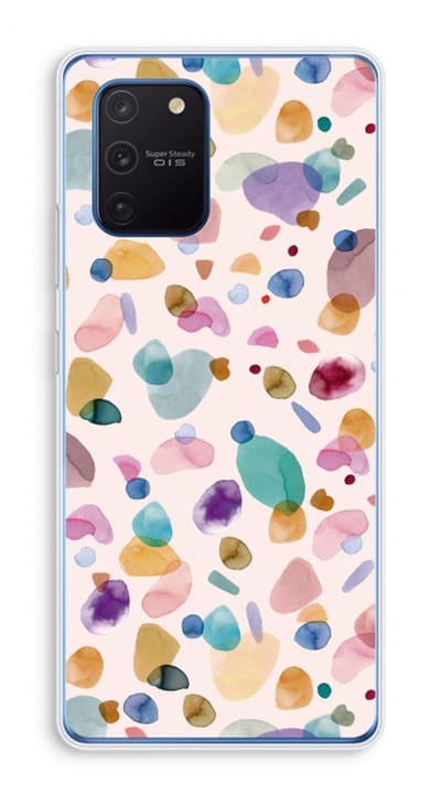 Case Company® - Hoesje geschikt voor Samsung Galaxy Note 10 Lite hoesje - Terrazzo Memphis - Soft Cover Telefoonhoesje - Bescherming aan alle Kanten en Schermrand
