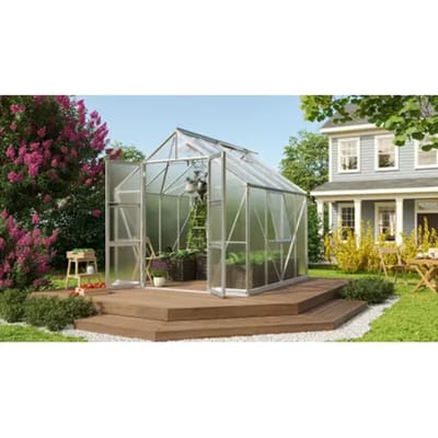 Vitavia Tuinkas Olymp 6700 - Polycarbonaat 4mm - Aluminium - 257x263x254 Cm