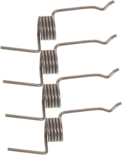 Koelkastdeurveer - Scharnierveer Vriezer - Koelkast Reparatie - Roestvrij Staal - 5.5 cm - Zilverkleurig