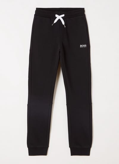 HUGO BOSS Tapered fit joggingbroek - Zwart - Maat 164