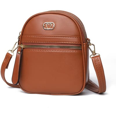 Nieuwe Zomer Mobiele Telefoon Tas Veelzijdige Crossbody Kleine Tas Ins Niche Kwast Grensoverschrijdende Rugzak voor Vrouwen brown