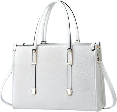 Bovista Handtas Dames - Schoudertas - School - Shopper - Schooltas - Werktas - Wit