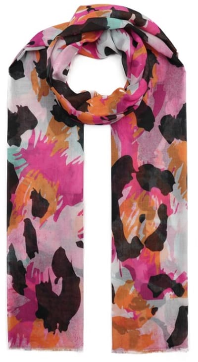 Dames Sjaal - Sjaal Fuchsia – Luxe Damessjaal - 100% Viscose – 90x180cm – Bohemian – Zomersjaal - Voorjaarssjaal - Pareo