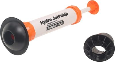 Hydrojet Pomp - Verstoppingsreiniger - Afvoeren Ontstoppen - Krachtige Waterstraal - 429 x 147 cm - Oranje