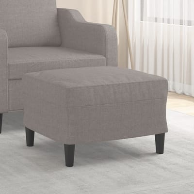 vidaXL - Voetenbank - 60x50x41 - cm - stof - taupe