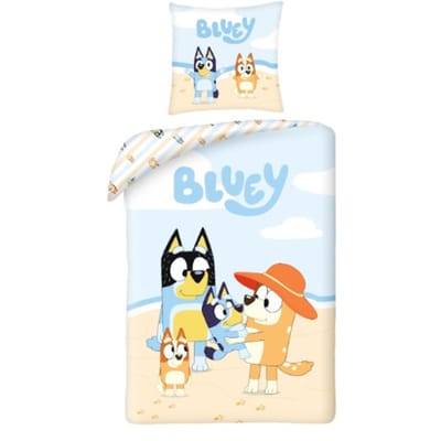 Bluey Dekbedovertrek - 140 x 200 cm - Polyester - Meerkleurig