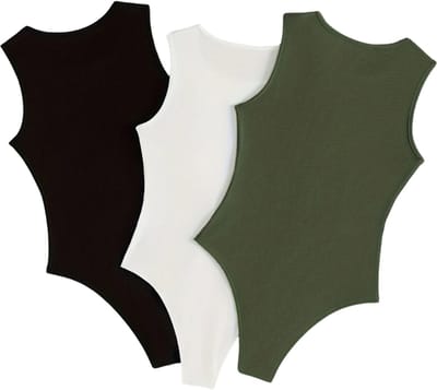 Livano Bodysuit Dames - Jumpsuit - Corrigerend Ondergoed - Body plunge - Lingerie - Setje Vrouwen - 3 Pcs - Gemengd - Maat S
