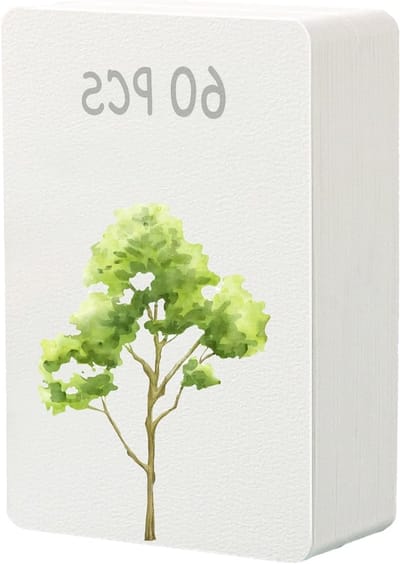 Dik wit tekenpapier voor aquarel, bulkverpakking van 60 vellen, geschikt voor kunstenaars en studenten, perfect voor acryl, krijt en kleurpotlood (15 x 10 cm)